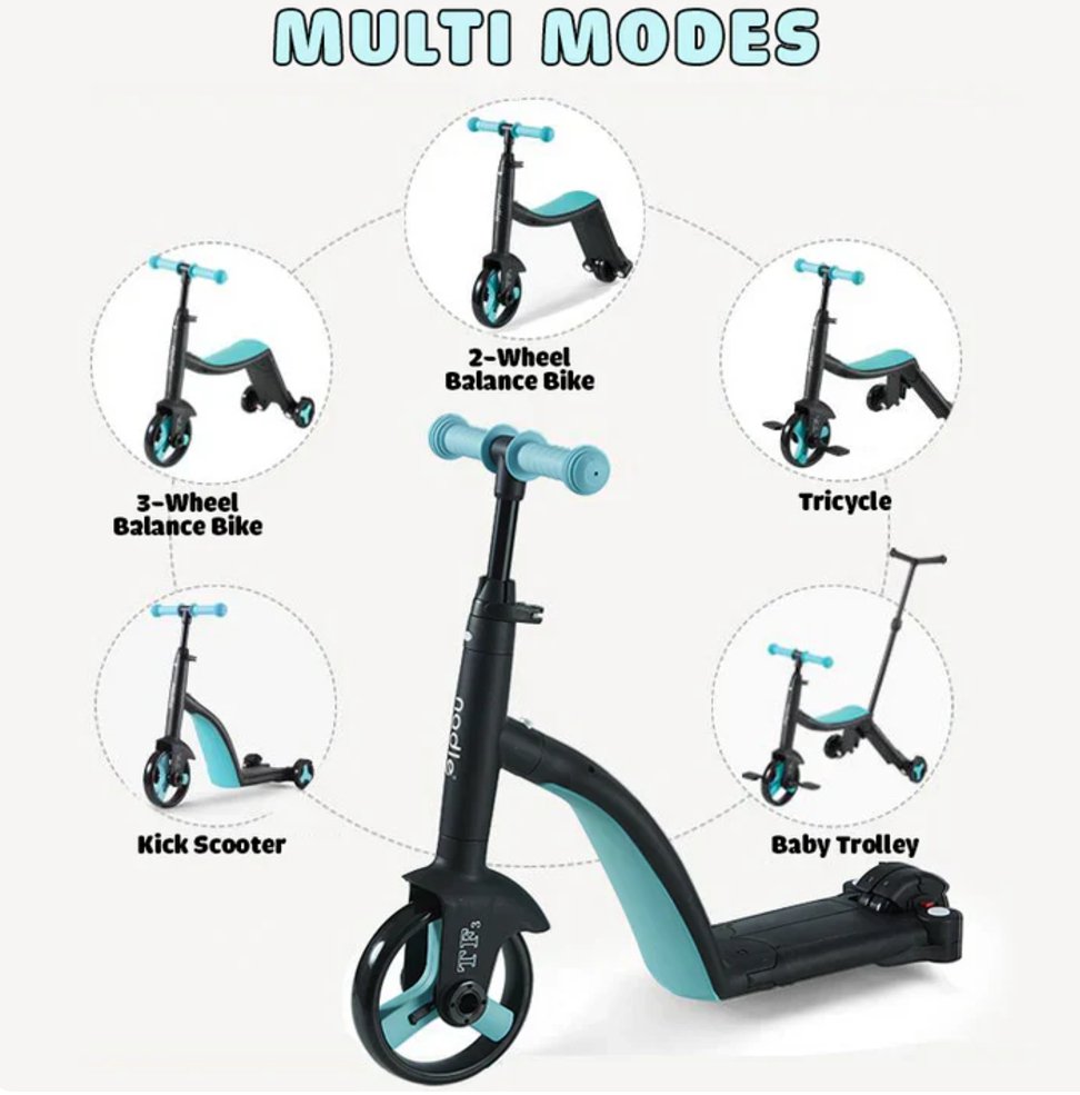 3-in-1 Kids Convertible Scooter ©