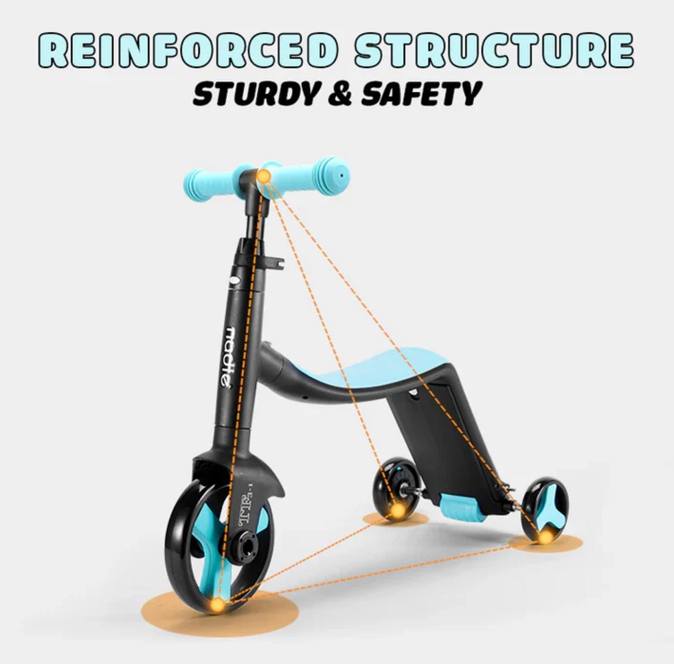 3-in-1 Kids Convertible Scooter ©